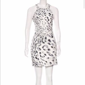 Parker Animal Print Mini Dress with Tag